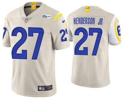 Nike Men & Women & Youth Los Angeles Rams #27 Darrell Henderson Jr. Cream Vapor Untouchable Stitched Football Jersey,We sell and wholesale Nike Men & Women & Youth Los Angeles Rams #27 Darrell Henderson Jr. Cream Vapor Untouchable Stitched Football Jersey on line form chian!